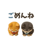 【冬】柴犬コンビのぬくもり便（個別スタンプ：24）