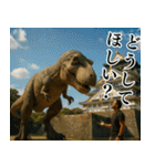 ⚫ティラノサウルス(毎日使える恐竜シリーズ（個別スタンプ：9）