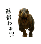 ⚫ティラノサウルス(毎日使える恐竜シリーズ（個別スタンプ：10）