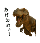 ⚫ティラノサウルス(毎日使える恐竜シリーズ（個別スタンプ：14）
