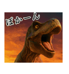 ⚫ティラノサウルス(毎日使える恐竜シリーズ（個別スタンプ：35）