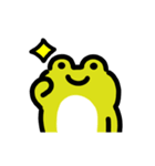 カエルのリアクション 動くスタンプ（個別スタンプ：14）