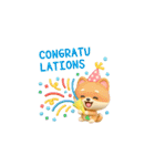 【BIG】柴犬の誕生日＆お祝い＆ありがとう（個別スタンプ：13）
