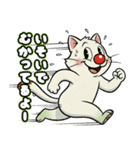 猫茶の1日（日本猫） スタンプ（個別スタンプ：3）