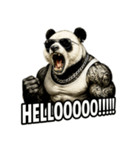 大絶叫パンダ（個別スタンプ：2）