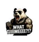 大絶叫パンダ（個別スタンプ：5）