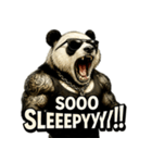 大絶叫パンダ（個別スタンプ：8）