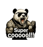 大絶叫パンダ（個別スタンプ：23）