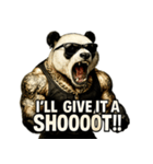 大絶叫パンダ（個別スタンプ：25）