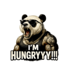 大絶叫パンダ（個別スタンプ：26）