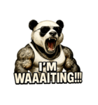 大絶叫パンダ（個別スタンプ：27）