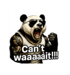大絶叫パンダ（個別スタンプ：38）