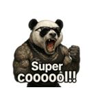 大絶叫パンダ【背景透過Ver.】（個別スタンプ：23）