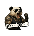 大絶叫パンダ【背景透過Ver.】（個別スタンプ：30）