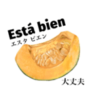 国産かぼちゃ 【スペイン語】（個別スタンプ：11）