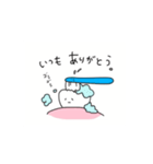 動く！ゆるい歯たちの日常。（個別スタンプ：6）