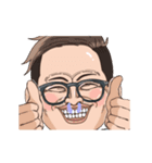 ヨロコビおじさん2（個別スタンプ：1）