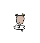動く！超小さいキーウィと猫（個別スタンプ：15）