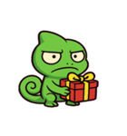 のんびりカメレオンの日常@SFW（個別スタンプ：4）