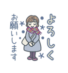 大人女子のゆるふわな日々 Vol.44【秋冬】（個別スタンプ：3）
