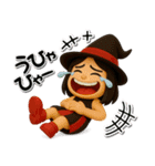 秋のハロウィン毒舌女子3Dスタンプ（個別スタンプ：7）
