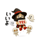 秋のハロウィン毒舌女子3Dスタンプ（個別スタンプ：10）
