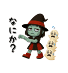 秋のハロウィン毒舌女子3Dスタンプ（個別スタンプ：28）