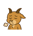 てれカモシカのひとこと@SFW（個別スタンプ：2）