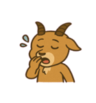 てれカモシカのひとこと@SFW（個別スタンプ：3）