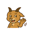 てれカモシカのひとこと@SFW（個別スタンプ：4）