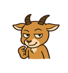 てれカモシカのひとこと@SFW（個別スタンプ：7）