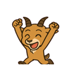 てれカモシカのひとこと@SFW（個別スタンプ：9）