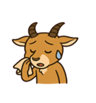 てれカモシカのひとこと@SFW（個別スタンプ：10）