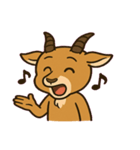 てれカモシカのひとこと@SFW（個別スタンプ：12）