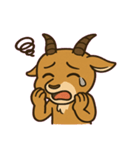 てれカモシカのひとこと@SFW（個別スタンプ：14）