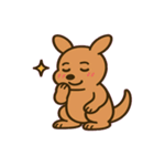ごきげんカンガルー@SFW（個別スタンプ：1）