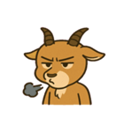 やさしいカモシカの日常@SFW（個別スタンプ：3）