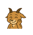 やさしいカモシカの日常@SFW（個別スタンプ：14）