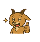 やさしいカモシカの日常@SFW（個別スタンプ：16）