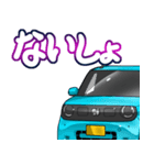 車(ミニバン88)クルマバイクシリーズ（個別スタンプ：25）