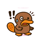 まったりカモノハシの日常@SFW（個別スタンプ：3）