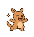 やさしいカンガルーの日常@SFW（個別スタンプ：4）