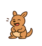やさしいカンガルーの日常@SFW（個別スタンプ：5）