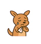 やさしいカンガルーの日常@SFW（個別スタンプ：8）