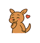 やさしいカンガルーの日常@SFW（個別スタンプ：10）
