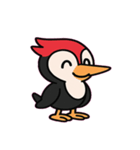 のんびりキツツキのまいにち@SFW（個別スタンプ：1）