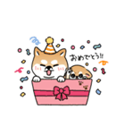 ふてぶてしいチワワとマイペースな柴犬（個別スタンプ：38）