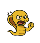 ツンデレキングコブラ@SFW（個別スタンプ：1）