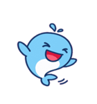 おだやかクジラのまいにち@SFW（個別スタンプ：1）