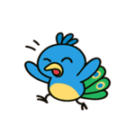 やさしいクジャクの日常@SFW（個別スタンプ：1）